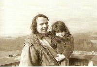 S. Karásek s dcerou