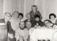 Kolektiv mluvčích Charty 77, Miloš Rejchrt druhý zprava, 1980