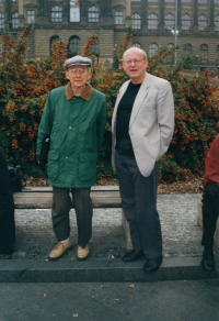S filosofem Paulem Ricoeurem (vlevo)