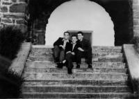 J. Obr, M. Zimmerman a F. Dvořák v Německu