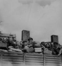 Josef Obr těsně před odjezdem do Německa