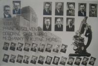 Tablo z absolvování odborné školy v Kutné Hoře