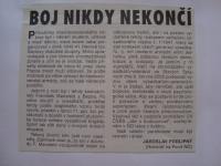 Article from Národní osvobození