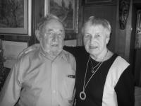 Materna s manželkou během natáčení