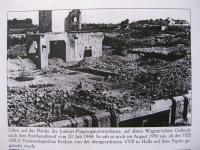 The Köthen shacktown after bombardment