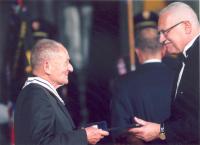 Handing over the order of TG Masaryk third class, 28.10.2008