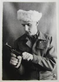 Miloslav Petráček v roce 1945