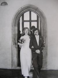Wedding in 1974 
