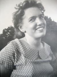 Manželka Dagmar v 50. letech