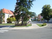 Masaryk Square in Hodonín - current state