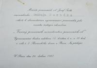 Pozvánka na udělení - Vzorný pracovník Ministerstva pracovních sil