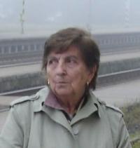 Vlasta Rypáčková 14. října 2010 na nádraží v Bohušovicích