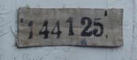 Number from Concentration Camp