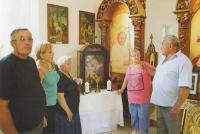Umístění zázračného obrazu Panny Marie v řeckokatolickém kostele ve Skejuši