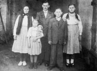 Rodina Marťákova 1950