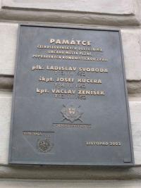 Memorial plaque, Pilsen