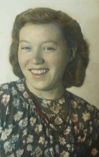 Marie Blabolilová - Matauchová - kolorovaná