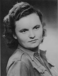 Helena Mrázová v mládí