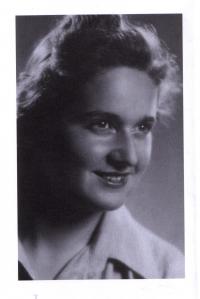 Eva Roubičkova roz. Mändel krátce po válce