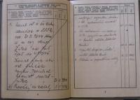 záznamy z vojenské knížky