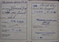 reemigrační dokumenty otce