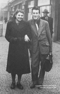 rok 1954 - s Josefem Křížkem