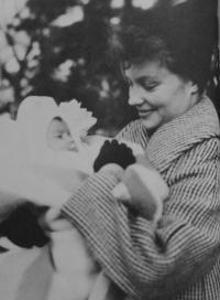 rok 1959 - s dcerou Dášou