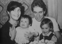 rok 1983 - dcera Svatava s rodinou