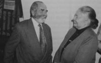 rok 1998 - s ministrem kultury Pavlem Tigridem v Kutné Hoře