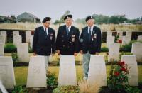 at comrade's graves at Dunkerque