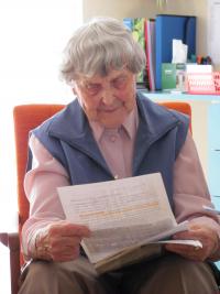 Beseda s paní L. Výškovou 2. října 2015 na naší škole