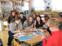 Beseda s paní L. Výškovou 2. října 2015 na naší škole   