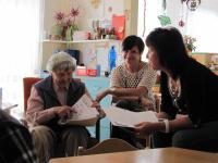 Beseda s paní L. Výškovou 2. října 2015 na naší škole    