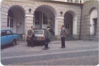 With Parents in front of the Embassy - 80's