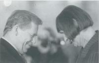 Dana Němcová and Václav Havel