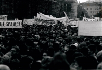 Demonstrace na Albertově, 17. 11. 1989