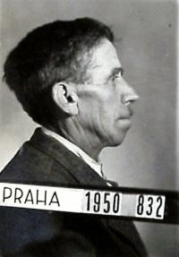 František Cvachovec - photo from the file of secret police