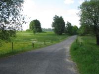 Trasa převodu - silnice mezi Liščím a Červeným Dřevem, na které střežili pohraničníci