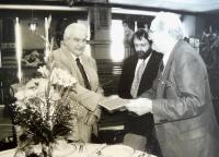 I. Kružliak awarded by the Slovak World Congress in 1997