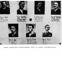 Head leaders of the North Moravian resistance movement in the notice of the Opava Gestapo