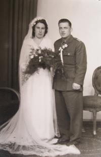 Svatba Boleslava Janků a Aloisie Parmová