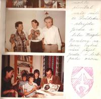 Family photo frome Roubal family chronicle, around 1983-84