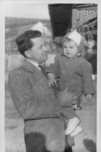 Jaromír Jarmara with his son Jaromír