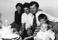 Jarmara´s family - Pavel, Svatava, Jaromír and Jaromír junior