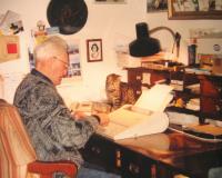 Růžička while writing his books