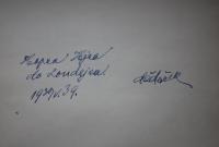 Hopsa hejsa do Londejsa - věnování dědečka v památníku