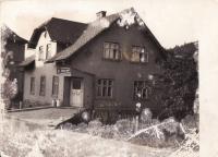 Dům v Malé Moravě, kde manželé bydleli po válce