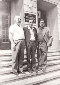 Kurz řečtiny v Bulharsku (Sofii-1979, uprostřed Stefanos Simichanidis)