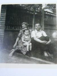Adoptive family, May 1945