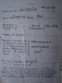 Vojenská knížka VII.